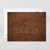 YAHOO-Western Postkarte (Vorne/Hinten)