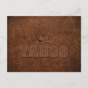 YAHOO-Western Postkarte