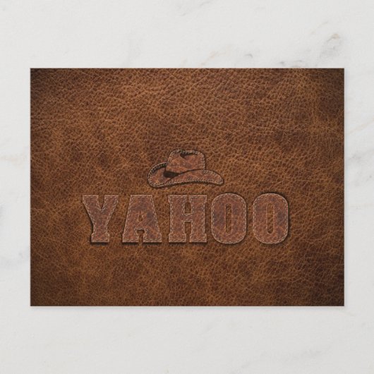 YAHOO-Western Postkarte (Vorderseite)