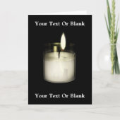 Yahrzeit Karte (Vorderseite)