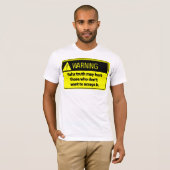yahs Wahrheit kann Warnzeichen verletzen T-Shirt (Vorne ganz)