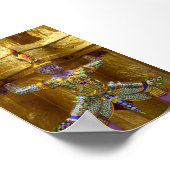 Yahsha statue in Bangkok Poster (Ecke)