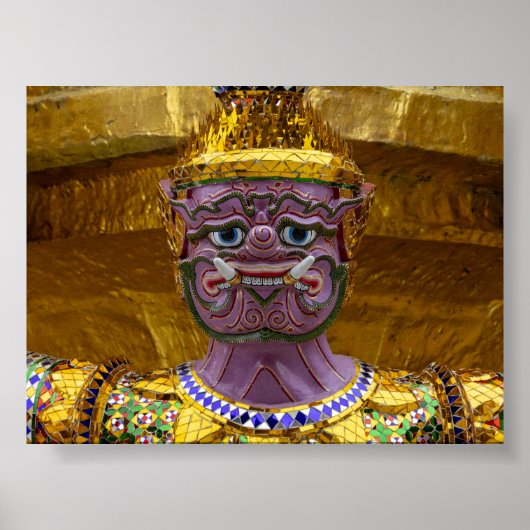 Yahsha statue in Bangkok Poster (Vorne)