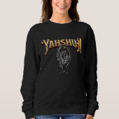 Yahshua Is King Bible Scripture Quote Hebrew Isra Sweatshirt (Vorderseite)