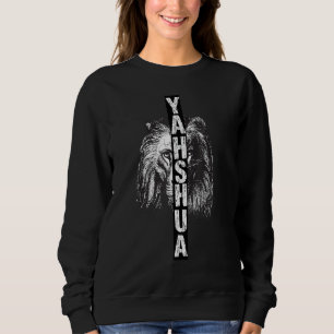 Yahshua nicht Jesus - Hebräischer Messias-Löwensta Sweatshirt