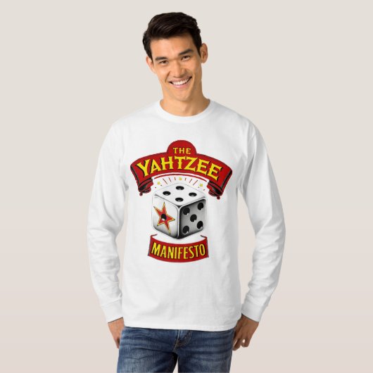 Yahtzee Manifesto Long Sleeve T T-Shirt (Vorne ganz)