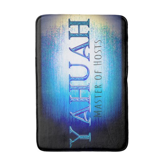 Yahuah-Master of Hosts 01-01 Badematte (Vorderseite Vertikal)