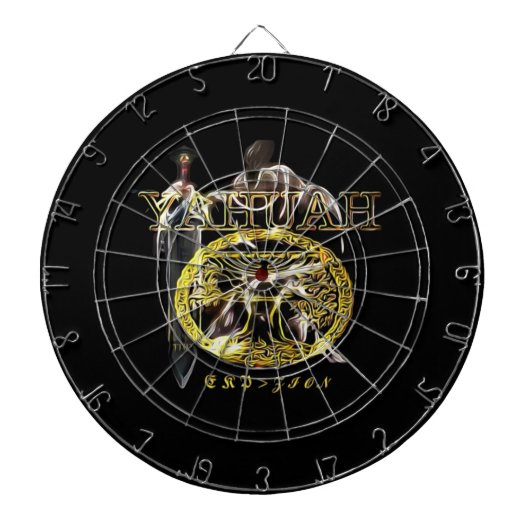 Yahuah-Name über allen Namen 03 Royal Dartscheibe (vorne)