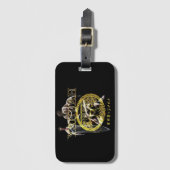 Yahuah-Name über allen Namen 03 Royal Gepäckanhänger (Vorderseite Vertikal)