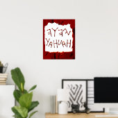 Yahuah Poster (Heimbüro)