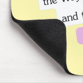 Yahusha ist die Art und Weise, wie Grafik gestalte Mousepad (Ecke)