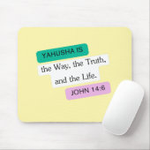 Yahusha ist die Art und Weise, wie Grafik gestalte Mousepad (Mit Mouse)