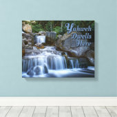 Yahweh Dwells Here Wrapped Canvas Leinwanddruck (Insitu (Holzboden))