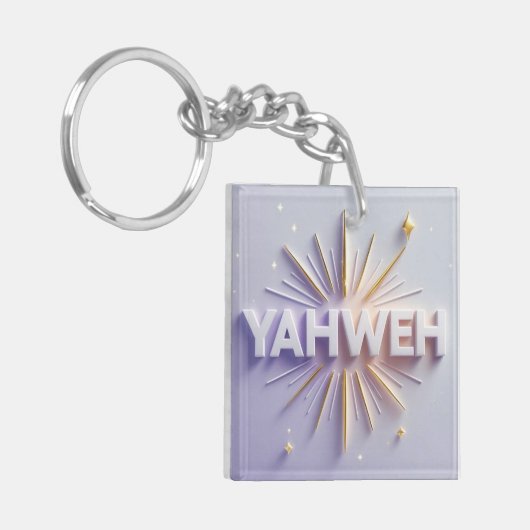 Yahweh Emblem Schlüsselanhänger - Ai Design (Vorderseite links)