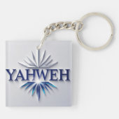 Yahweh Emblem Schlüsselanhänger - Ai Design (Rückseite)