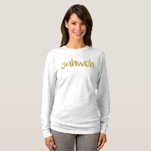 YAHWEH-Goldbriefe hebräischer Name des T - Shirt 