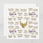 Yahweh Grußkarte Feiertagskarte (Vorne/Hinten)