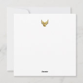 Yahweh Grußkarte Feiertagskarte (Rückseite)