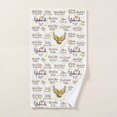 Yahweh Handtuch Set-Pessach Geschenke Badhandtuch Set (Handtuch)