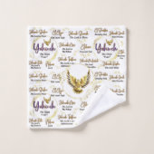 Yahweh Handtuch Set-Pessach Geschenke Badhandtuch Set (Waschlappen)