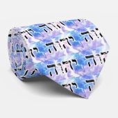 Yahweh Jehovahs Name in Hebräer Tetragrammaton Krawatte (Gerollt)