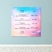 Yahweh Leinwanddruck (Insitu (Holzboden))