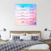 Yahweh Leinwanddruck (Insitu (Schlafzimmer))