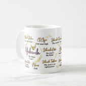 Yahweh Namen Gottes Tasse 15 oz. (Vorderseite Links)