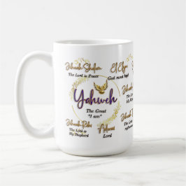 Yahweh Namen Gottes Tasse 15 oz.