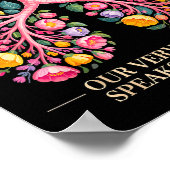 Yahweh Our Very Breath Speaks His Name Christian Poster (Ecke)