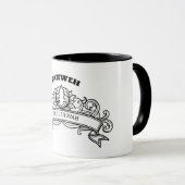 Yahweh Verzierte Tasse (VorderseiteRechts)