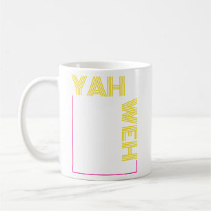 Yahweh YHWH Original Hebräischer Name für Gott Kaffeetasse
