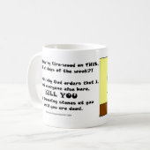 Yahwehs perfekte Gerechtigkeit pt1 Kaffeetasse (Vorderseite Links)