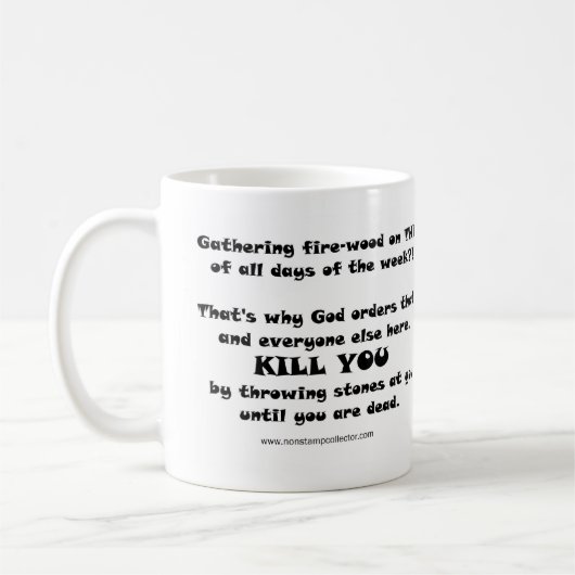 Yahwehs perfekte Gerechtigkeit pt1 Kaffeetasse (Links)