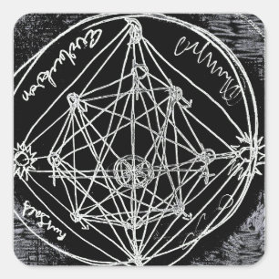 Yaie Alchemical Transmutation Quadratischer Aufkleber