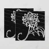 Yaie Black Rose Blume Goth (Vorne/Hinten)