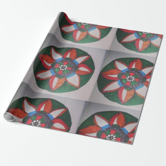 Yaie bunte Mandala Geschenkpapier (Ungerollt)