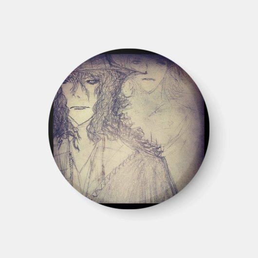 Yaie Hexe 666 Magnet (Vorne)