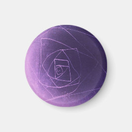 Yaie lila abstrakte spirituelle Farbe Magnet