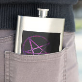 yaie lila Pentagramm Flachmann (Beispiel)