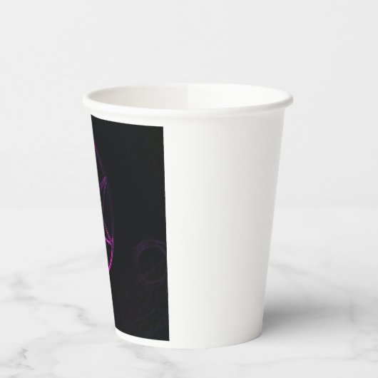 yaie lila Pentagramm Pappbecher (Links)