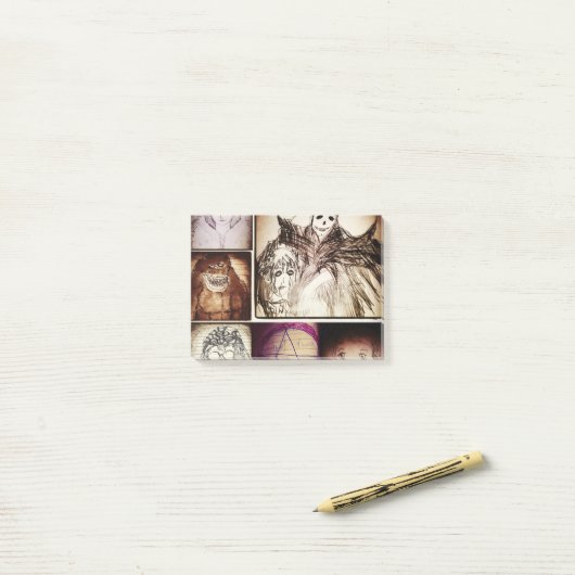 Yaie-Mystery 2 Post-it Klebezettel (Auf Schreibtisch)