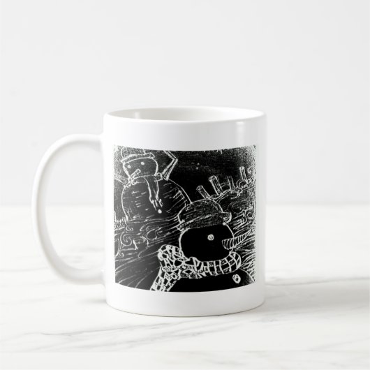 Yaie-Schneewächter Kaffeetasse (Links)