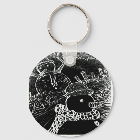 Yaie-Schneewächter Schlüsselanhänger (Vorderseite)