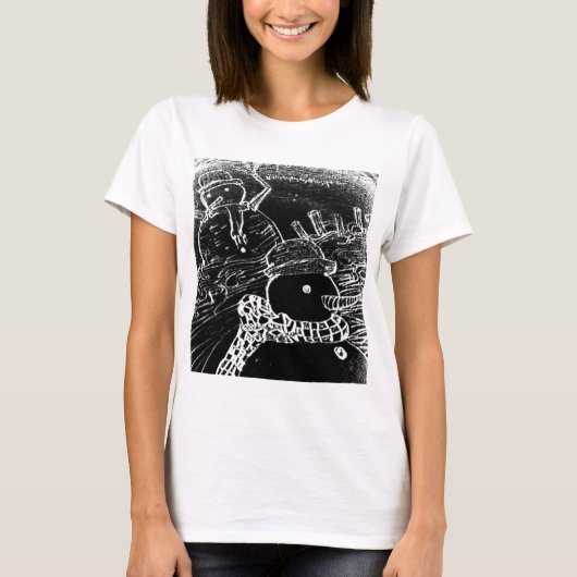 Yaie-Schneewächter T-Shirt (Vorderseite)