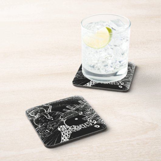 Yaie-Schneewächter Untersetzer (Rechte Seite)