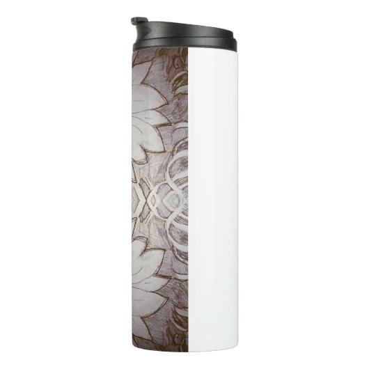 Yaie Sonnenblume auf Zuhause Thermosbecher (Nach rechts gedreht)