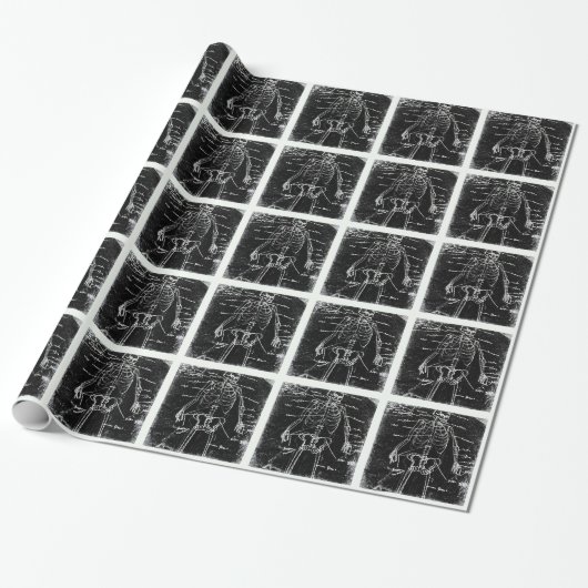 Yaie Tokyo Human Skeleton Anatomy Geschenkpapier (Ungerollt)