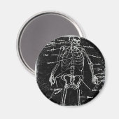 Yaie Tokyo Human Skeleton Anatomy Magnet (Vorderseite/Rückseite)
