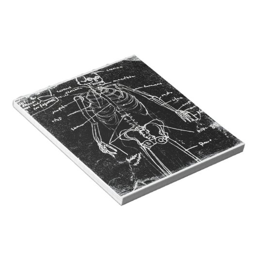 Yaie Tokyo Human Skeleton Anatomy Notizblock (angewinkelt)